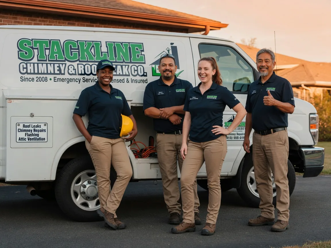 Chimney flashing repair company in Western, NE